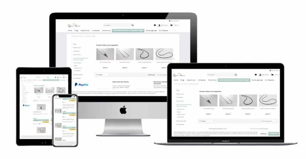Heiser WebTec Shop Goldschmiede Regina Kraus Referenz