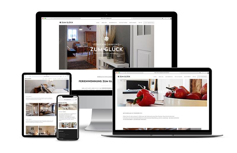 Heiser WebTec - Referenz Ferienwohnung ZUM GLÜCK