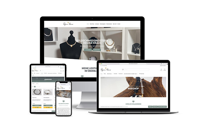 Heiser WebTec - Referenz Goldschmiede Regina Kraus