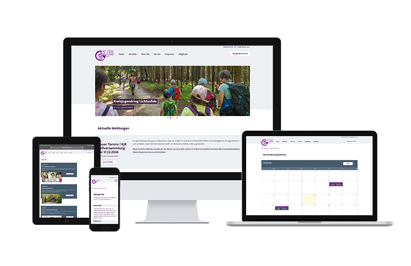 TYPO3 Webdesign Referenz Kreisjugendring Lichtenfels