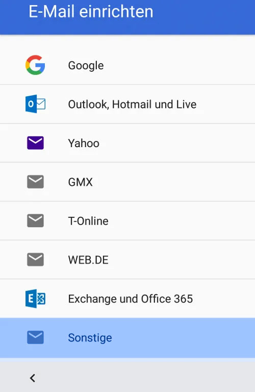 Hosting Heiser WebTec - Gmail APP E-Mail Postfach
