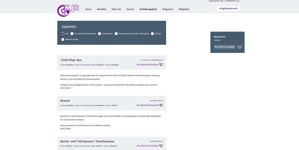 TYPO3 Referenz Webdesign Bamberg